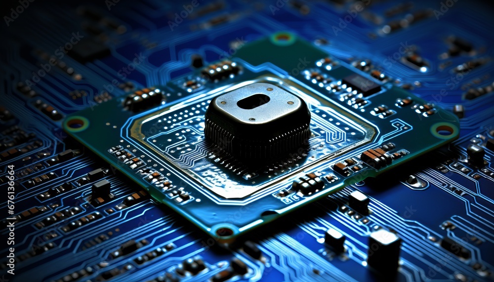 Poster digital defense cybersecurity concept for protecting online data and information in the digital age