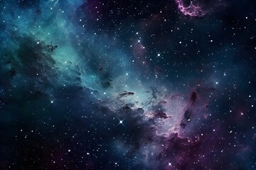 Naklejka na ściany i meble Amazing nebula background