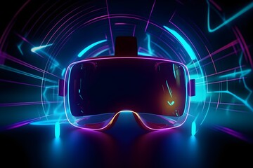 Technology background of virtual reality