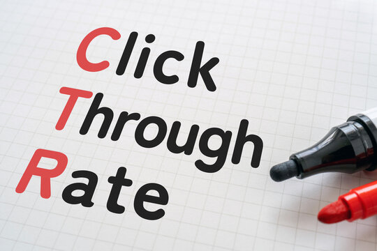 CTR（Click Through Rate）のイメージ
