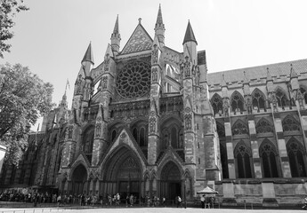 Fototapeta premium Westminster Abbey, formally titled the Collegiate Church of Saint Peter at Westminster, is an Anglican church in the City of Westminster, London, England. Since 1066,