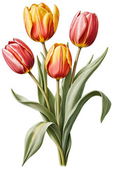 Obraz premium bouquet of tulips