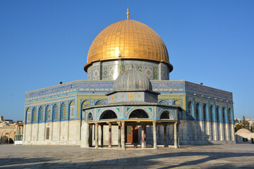 Temple Mount known as the the Noble Sanctuary of Jerusalem located in the Old City of Jerusalem, is...