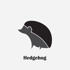 hedgehog logo with minimalistic design.animal logo