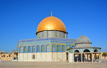 Temple Mount known as the the Noble Sanctuary of Jerusalem located in the Old City of Jerusalem, is one of the most important religious sites in the world.
