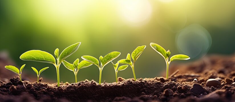 In the spring the green seedlings eagerly emerge from the earth nourished by nature s touch and ready to grow into healthy vegetables that will grace our gardens fields and plates with thei