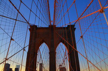  Brooklyn Bridge is one of the oldest suspension bridges in the US. Completed in 1883, it connects...