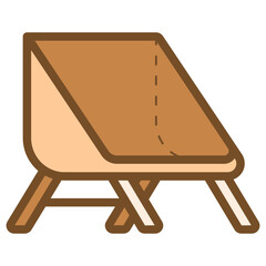 camping chair icon