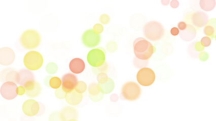 Backgroundless light. Bokeh lights with transparent background. Yellow circular lights. Bokeh lights PNG.
