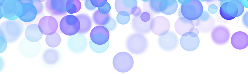 Backgroundless light. Bokeh lights with transparent background. Blue circular lights. Bokeh lights PNG.