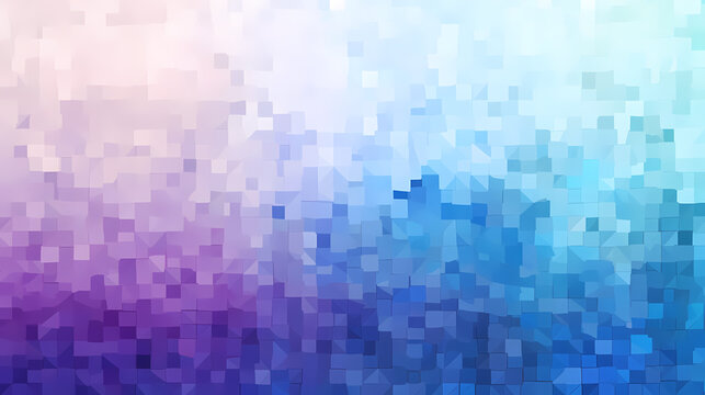 Digital technology purple and blue mosaic pattern abstract poster web page PPT background