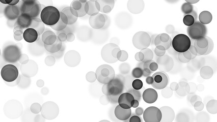 Backgroundless light. Bokeh lights with transparent background. Black circular lights. Bokeh lights PNG.
