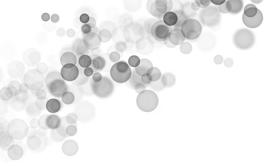 Backgroundless light. Bokeh lights with transparent background. Black circular lights. Bokeh lights PNG.
