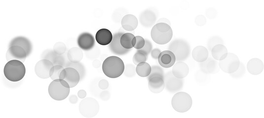 Backgroundless light. Bokeh lights with transparent background. Black circular lights. Bokeh lights PNG.
