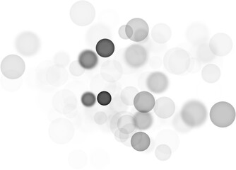 Backgroundless light. Bokeh lights with transparent background. Black circular lights. Bokeh lights PNG.
