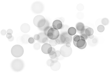 Backgroundless light. Bokeh lights with transparent background. Black circular lights. Bokeh lights PNG.
