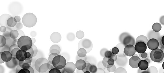 Backgroundless light. Bokeh lights with transparent background. Black circular lights. Bokeh lights PNG.
