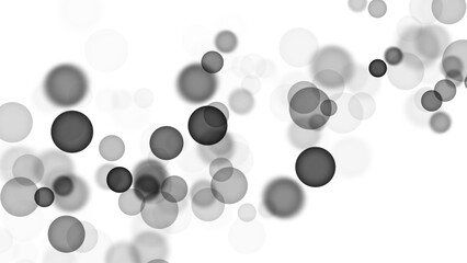 Backgroundless light. Bokeh lights with transparent background. Black circular lights. Bokeh lights PNG.
