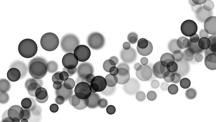 Backgroundless light. Bokeh lights with transparent background. Black circular lights. Bokeh lights PNG.
