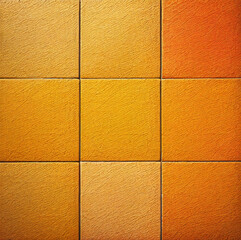 Fototapeta premium Orange and red stone tile floor or wall pattern for kitchen or bathroom