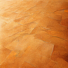 Orange and red stone tile floor or wall pattern for kitchen or bathroom