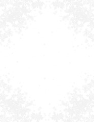 Snowflakes Frame Background. Snowfall Border Clipart