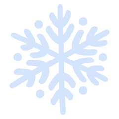 Snowflake Snow Icon Silhouette Vector Doodle Art