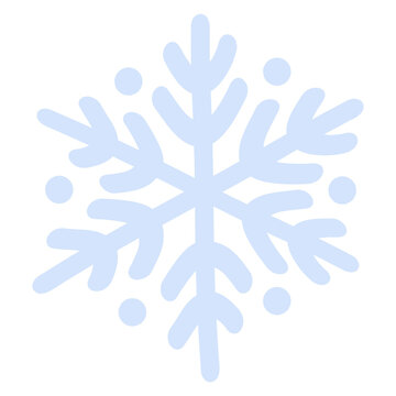 Snowflake Snow Icon Silhouette Doodle Art