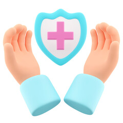 Medical Insurance 3D Illustration