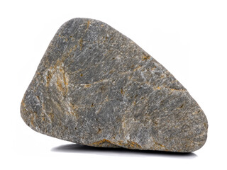 granite rock, isolated on white background