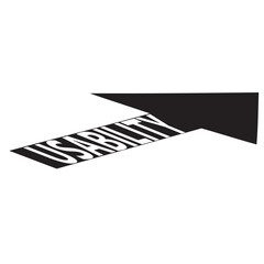 Arrow pointing to Usability