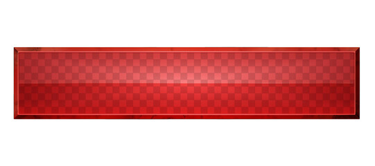  高級感のある市松模様の赤色バナー