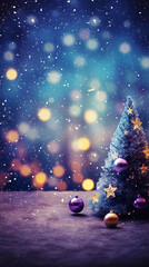 Beautiful Christmas tree miniature decorations