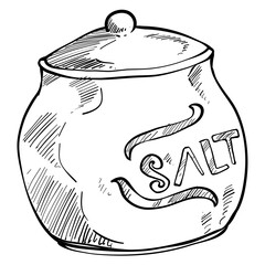 salt handdrawn illustration