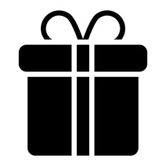 gift box glyph icon