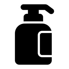 liquid soap glyph icon