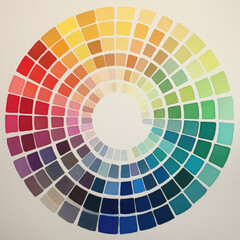 Watercolour paint stashes — Color wheel