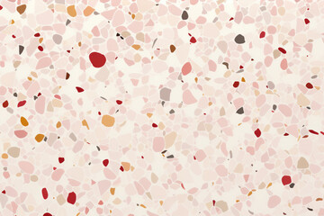 Stylish Beige and Pink Terrazzo High-Resolution Texture for Modern Design Projects, Ideal for Backgrounds and Surfaces. Generated AI.