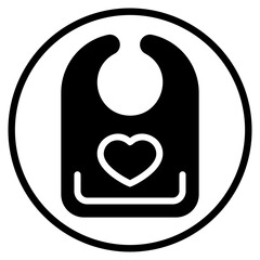 bib glyph icon