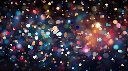 Glittery Bokeh Celebration Background