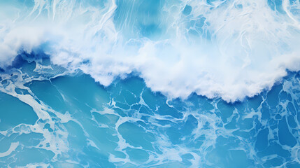 Seascape, waves, ocean poster web page PPT background