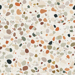 Pastel Terrazzo Texture - Chic and Modern Background for Sophisticated Design Projects. Generated AI.