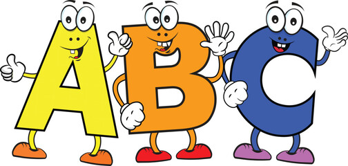 English ABC Letters Characters