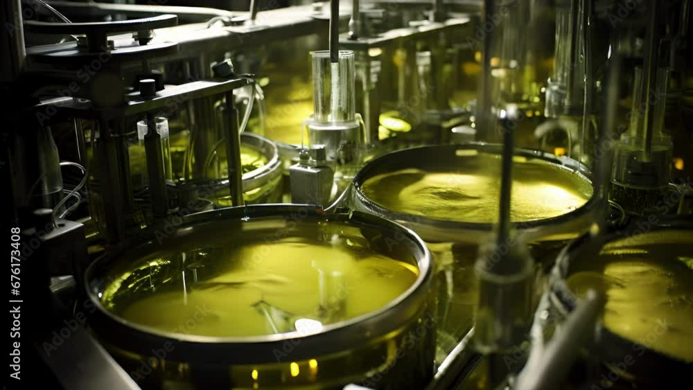 Poster a highresolution image focuses on the harvesting process within the algae plant. it depicts a series