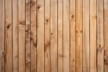 Fototapeta premium Wooden wall texture of vertical pine wood planks, surface material boards