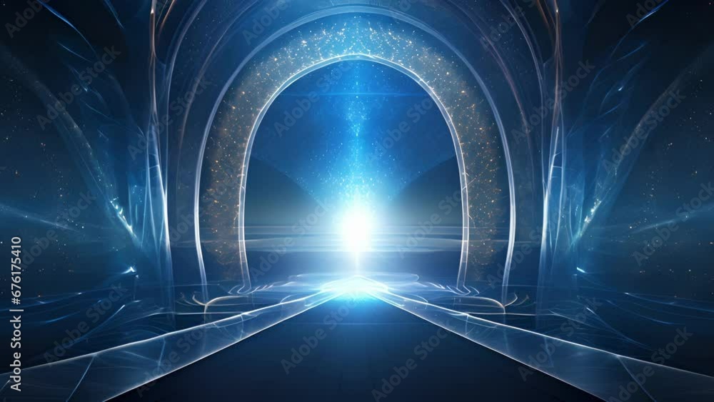 Poster a mystical barrier slowly materialised in the centre of the chamber creating a shimmering doorway be