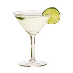 gimlet cocktail isolated on transparent background,transparency 