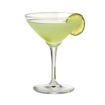 gimlet cocktail isolated on transparent background,transparency 