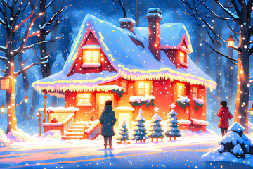 Happy White Christmas.
Generative AI