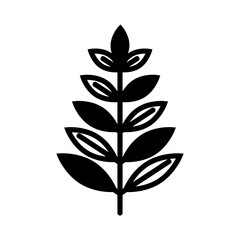 Wheat Glyph Style in Design Icon